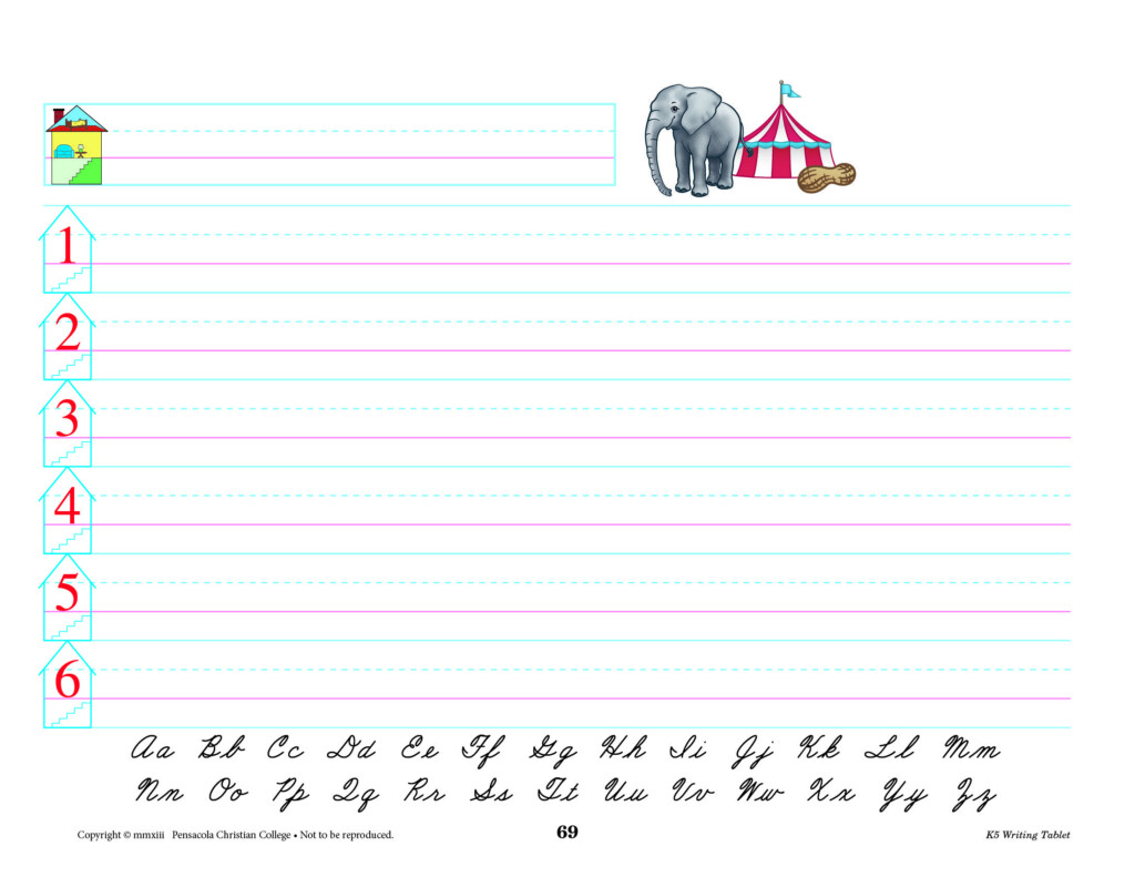 K5 Learning Cursive