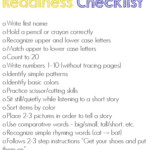 Kindergarten Readiness Test Kindergarten