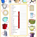 Kitchen Utensils ESL Unscramble The Words Worksheets Kitchen Utensils