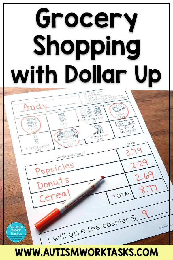 Life Skills Worksheets Grocery Store In 2020 Teaching Life Skills 