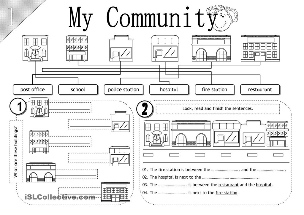 My Community Social Studies Worksheets Community Helpers Worksheets 