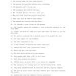 Passive Voice Exercises Active And Passive Voice Active Voice