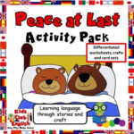 Peace At Last Activity Pack Worksheets Crafts Games Flashcards