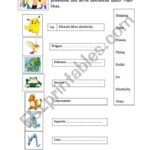 Pokemon Worksheet Worksheets Free Worksheets Vocabulary Skills