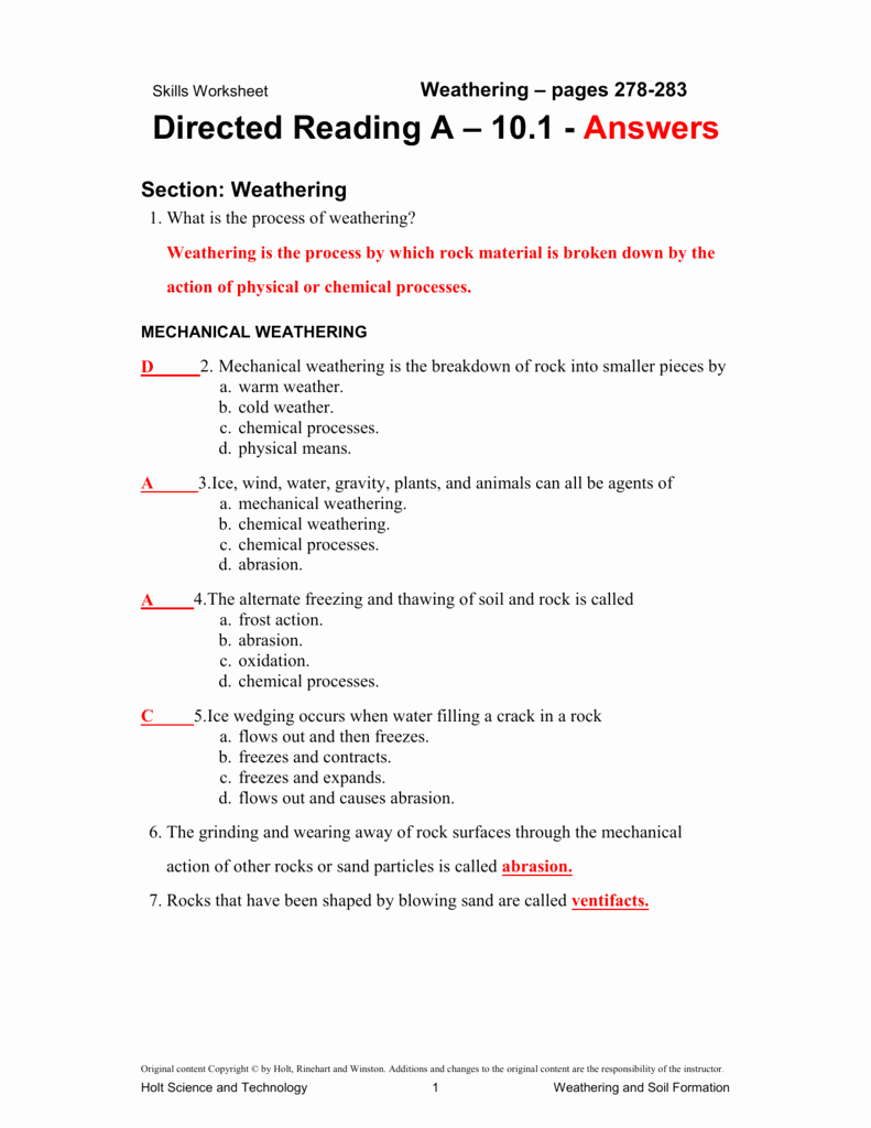 Science Skills Worksheet Answer Key 50 Skills Worksheet Concept