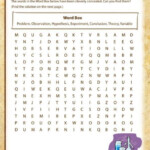 Scientific Method Word Hunt Worksheet Scientific Method