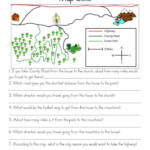 Second Grade Map Skills Worksheets Map Skills Worksheet In 2020 Map