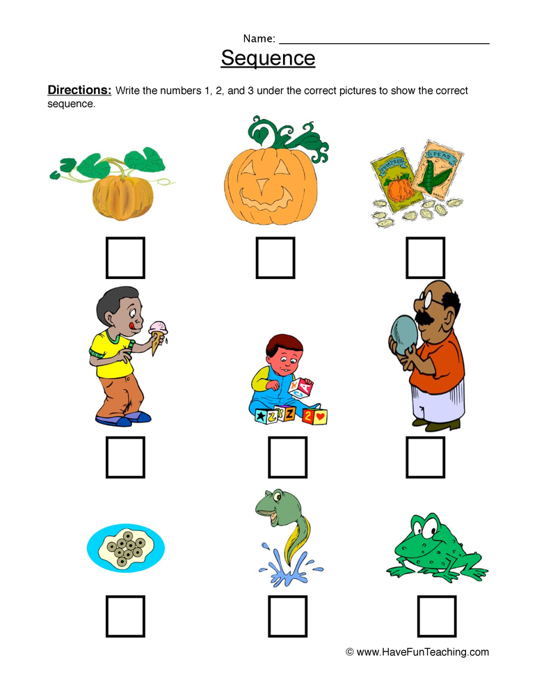 Sequencing Worksheets Have Fun Teaching