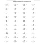 Simplify Proper Fractions To Lowest Terms Harder Version A