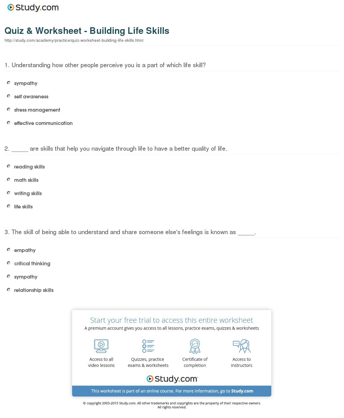 Skills Worksheet Reteaching Answers Lifetime Health Db excel