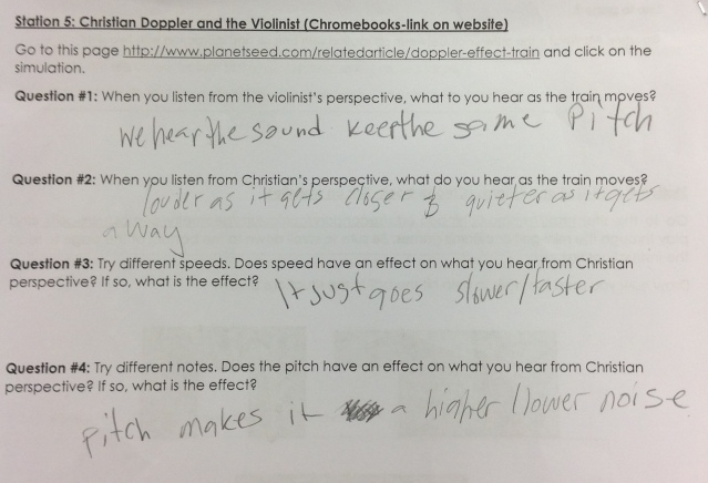 The Doppler Effect Worksheet Answers