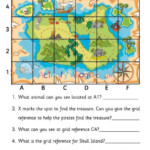 Treasure Map Grid Reference Worksheet Map Worksheets Teaching Maps