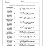 Unit Conversion Worksheet Algebra 1 Answer Key Kidsworksheetfun