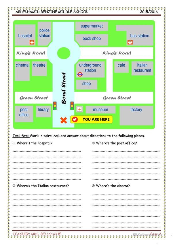 Where s The Bus Station Worksheet Free ESL Printable Worksheets Made 