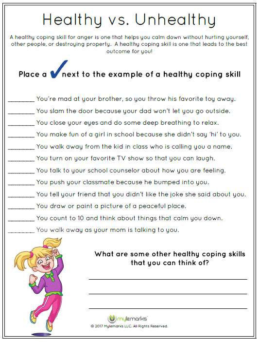 10 Coping Skills Worksheets Pdf Worksheets Decoomo