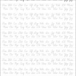 5 Printable Cursive Handwriting Worksheets For Beautiful Penmanship