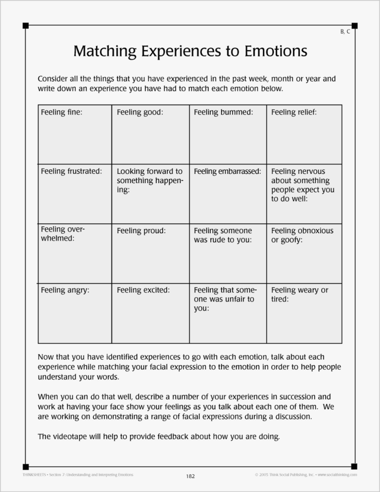 60 Elegant Of Latest Social Skills Worksheets For Adults Image Db 