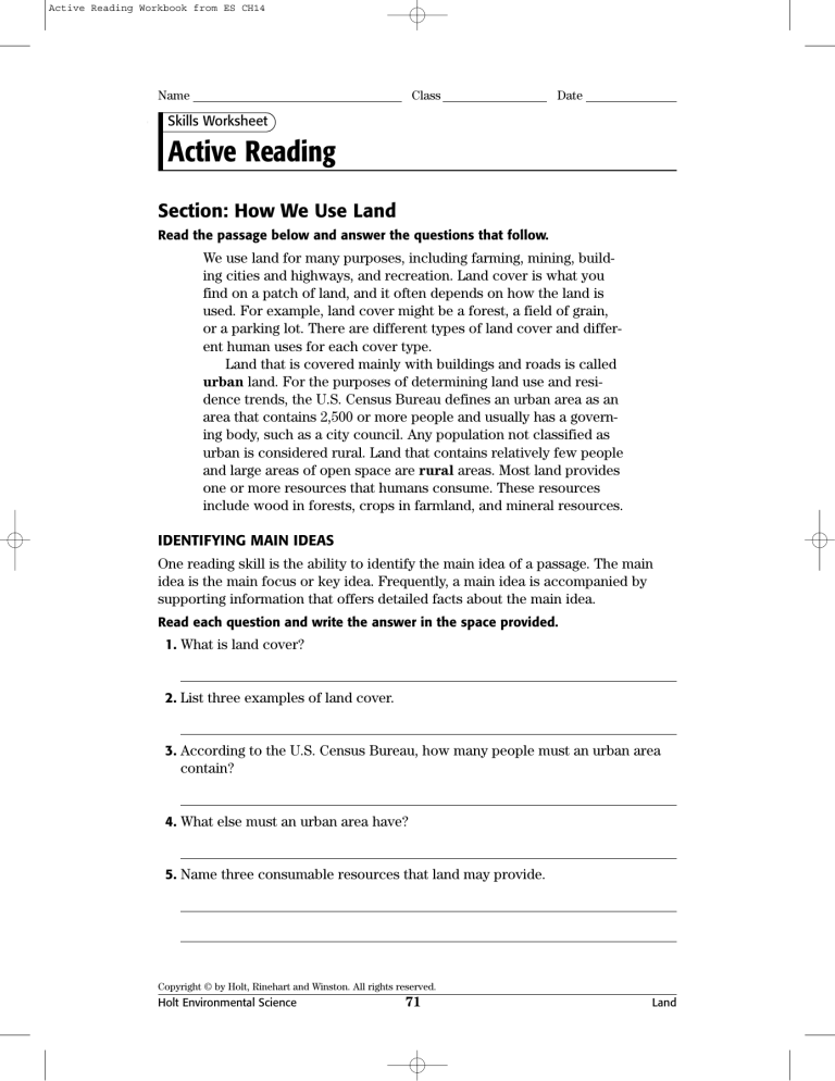 Active Reading 14 1