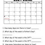 Actividad Pdf Online De Calendar Para 1