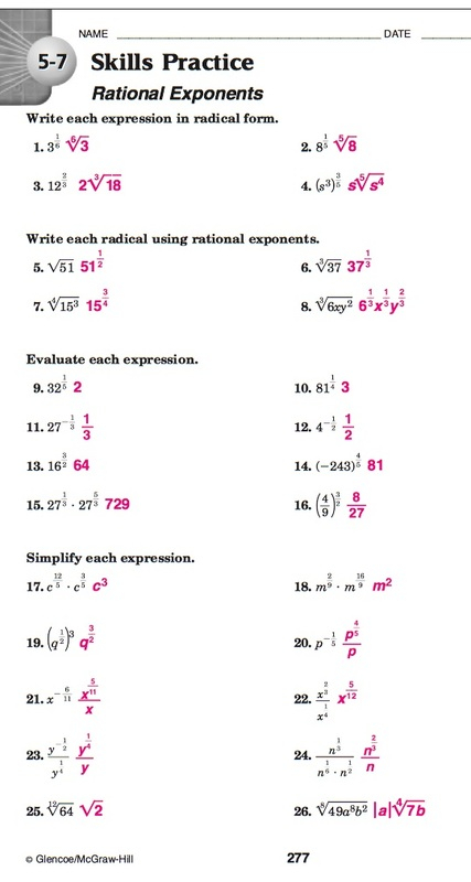 ALGEBRA 2 Home work 
