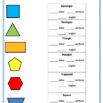 Attributes Of Shapes Worksheet