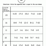 Basic Math Skills Workbook Sample