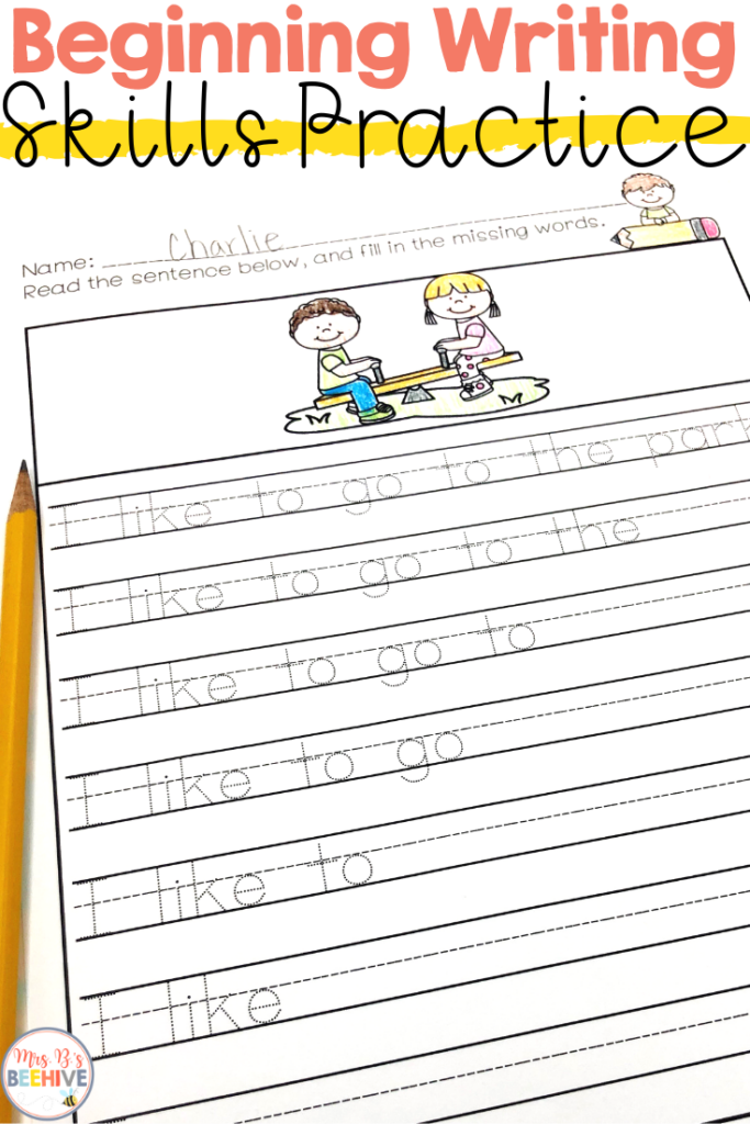 Beginning Writing Skills With Images Writing Skills Writing 