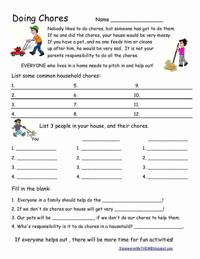 Chores Life Skills Classroom Life Skills Lessons Living Skills