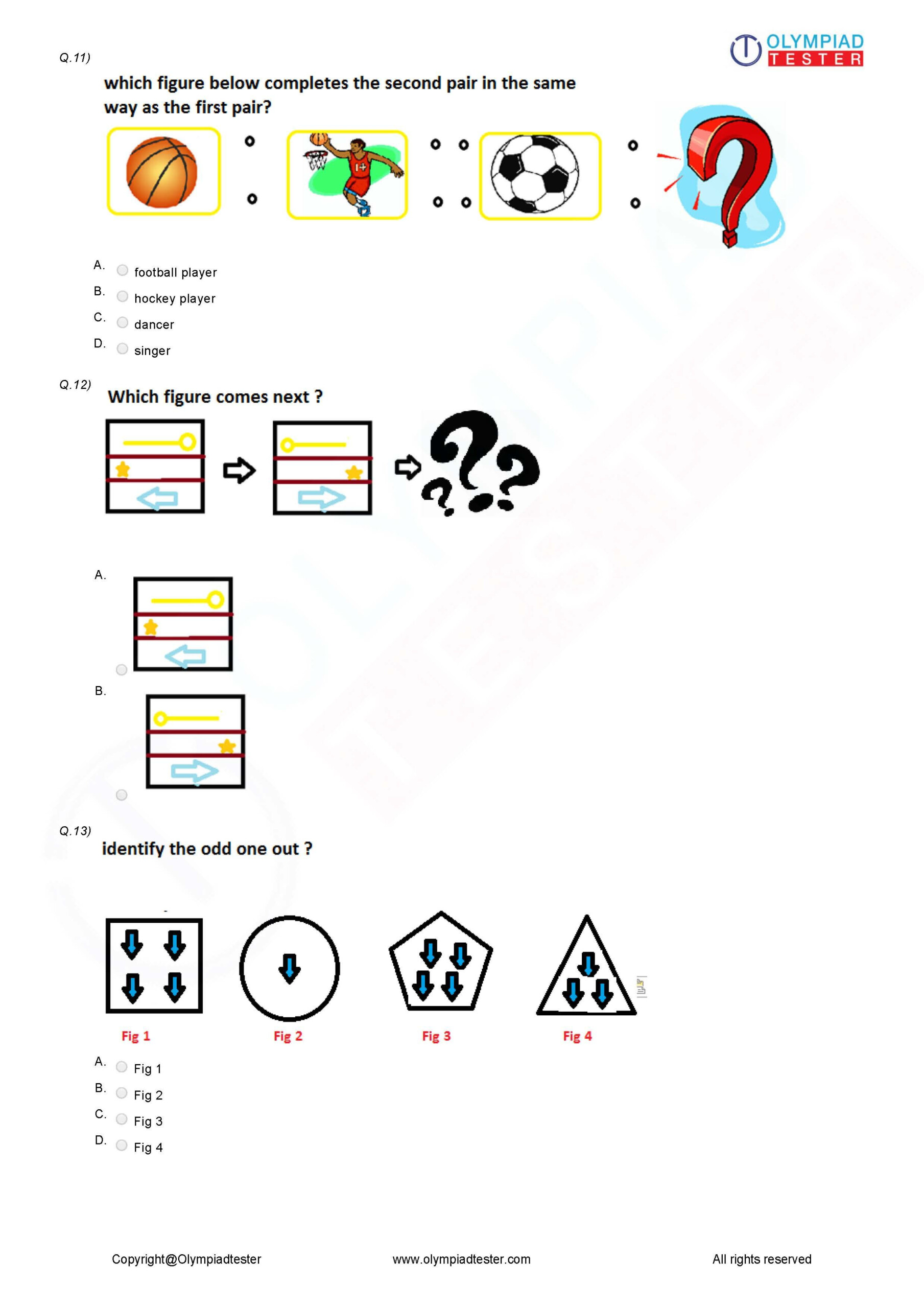 Class 3 Logical Reasoning Worksheet 04 2nd Grade Math Worksheets 1st
