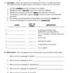 Critical Thinking Worksheet Grades 6 8 Vocabulary Education World
