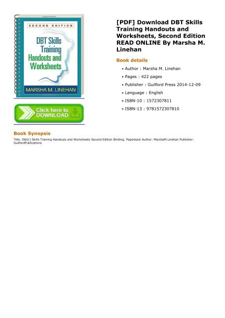 DBT Skills Training Handouts 