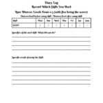 DBT STOP SKILLS DIARY Worksheet For Https www facebook groups