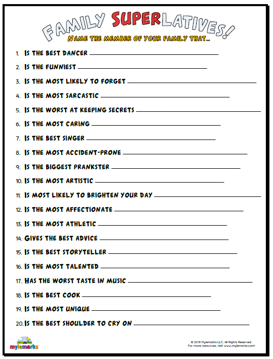 Family Relationships Worksheets For Kids And Teens