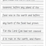 Free Handwriting Practice Ks2 Worksheets Printable Preschool
