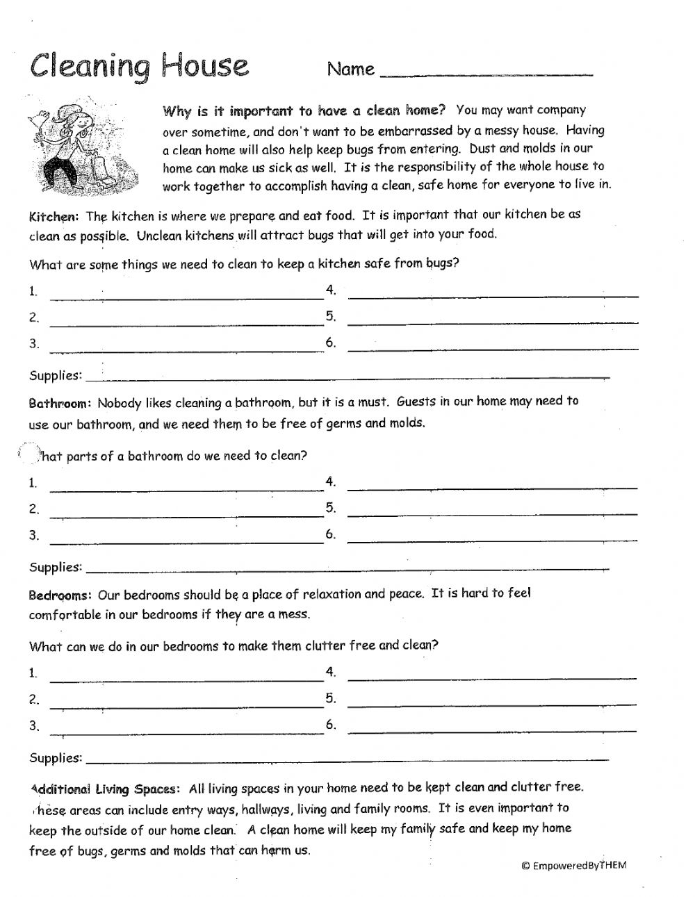 Free Life Skills Printables