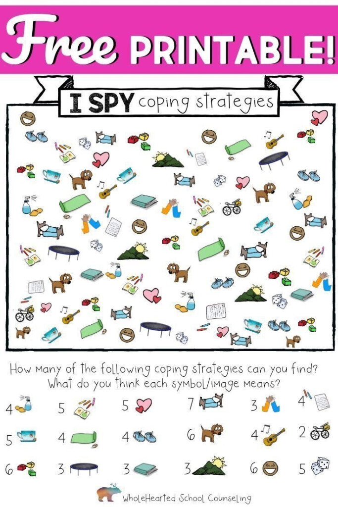Free Printable Coping Skills Worksheets For Kids Thekidsworksheet