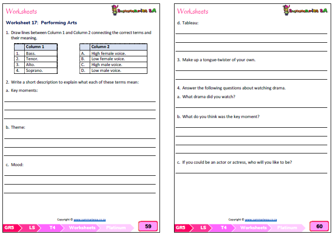 Grade 5 Online Life Skills Worksheet The Importance Of Water For More