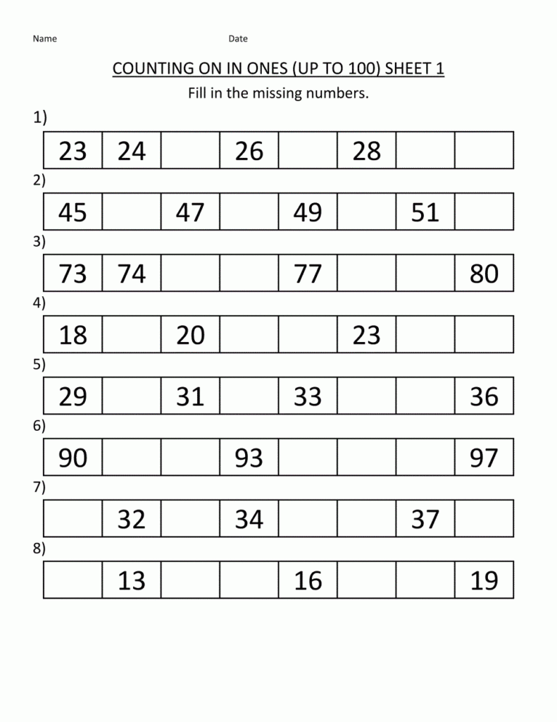 Kindergarten Math Review Worksheets Worksheet For Download Free 