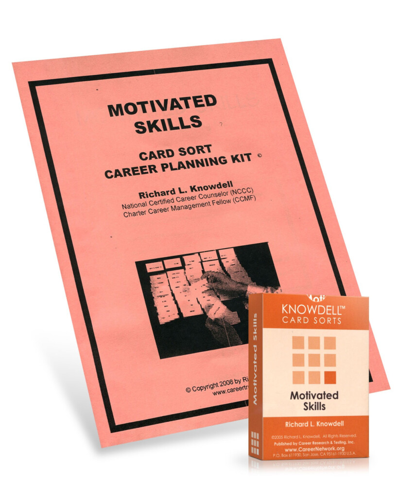 Knowdell Motivated Skills Worksheet SkillsWorksheets