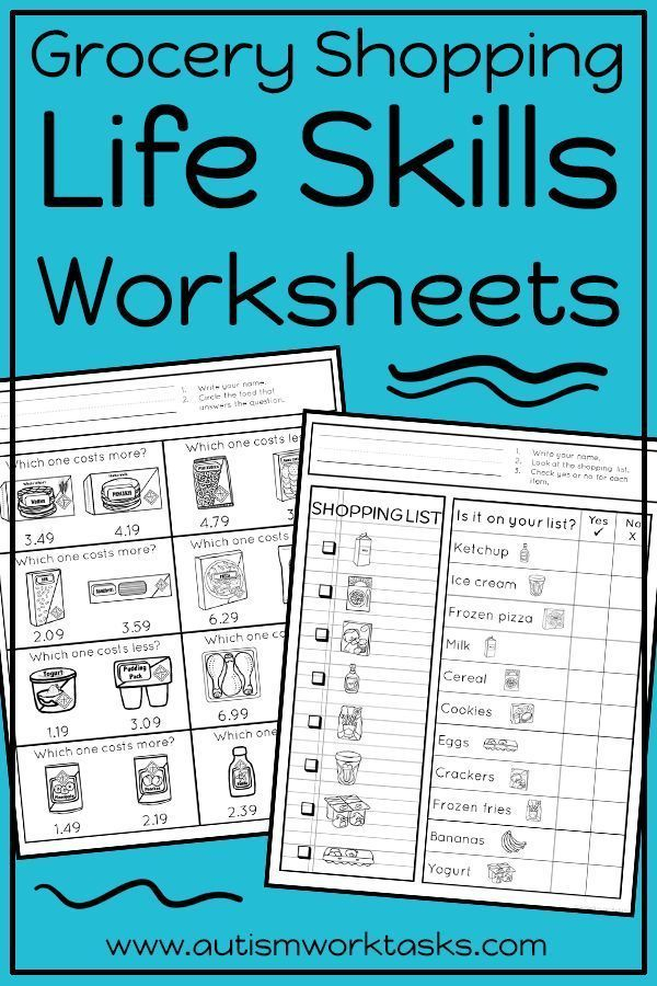Life Skills Worksheets For Kindergarten Students Free Gettrip24