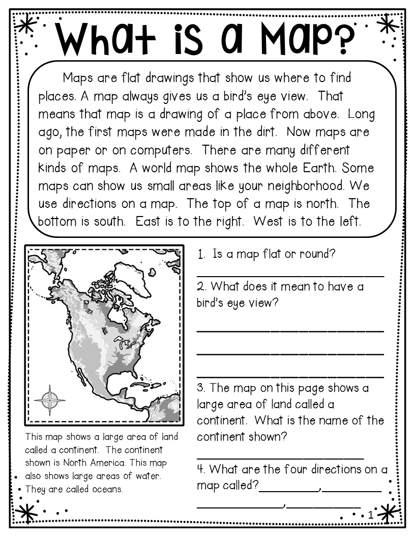 Map Skills distance Learning Map Skills Worksheets Map Skills