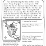Map Skills Land Forms Vocabulary All Included Includes Many