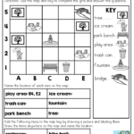 Map Skills Location On A Grid Use The Map And Key To Complete The