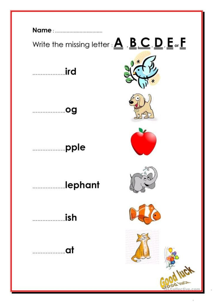 Pin On Printable Worksheet For Kindergarten