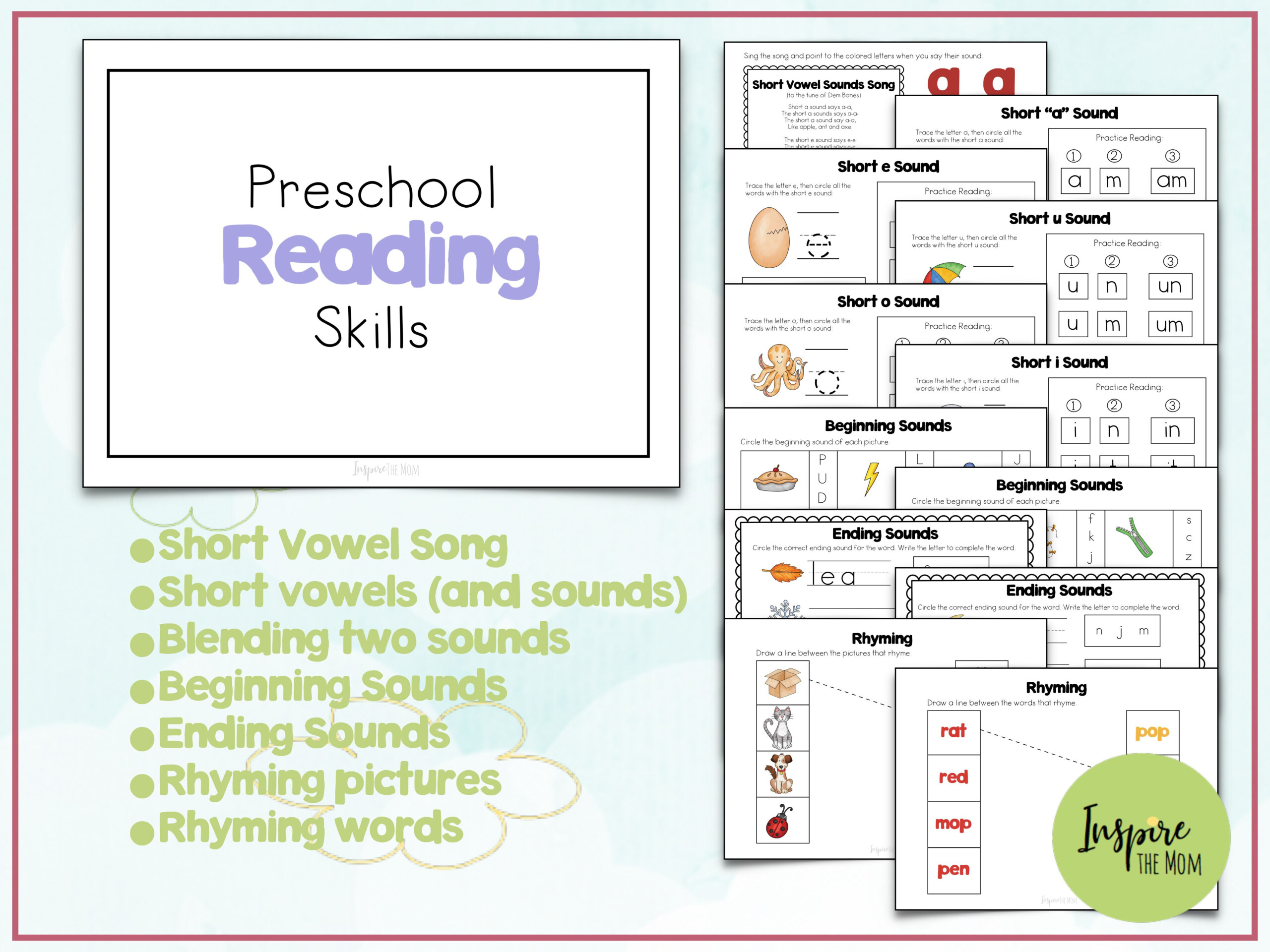 Preschool Daily Skill Builder Binder Printable Preschool Curriculum