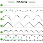 Printable Line Worksheet For Kindergarten Coordena o Motora Fina