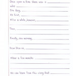 Read And Complete Once Upon A Time story Writing 3rd Grade