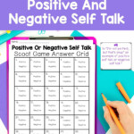 SELF TALK SCOOT GAME ACTIVITY POSITIVE OR NEGATIVE SELF TALK