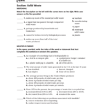 Skills Worksheet Active Reading Answer Key Fabad