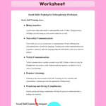 SOCIAL SKILLS TRAINING FOR SCHIZOPHRENIA WORKSHEETS Mental Health